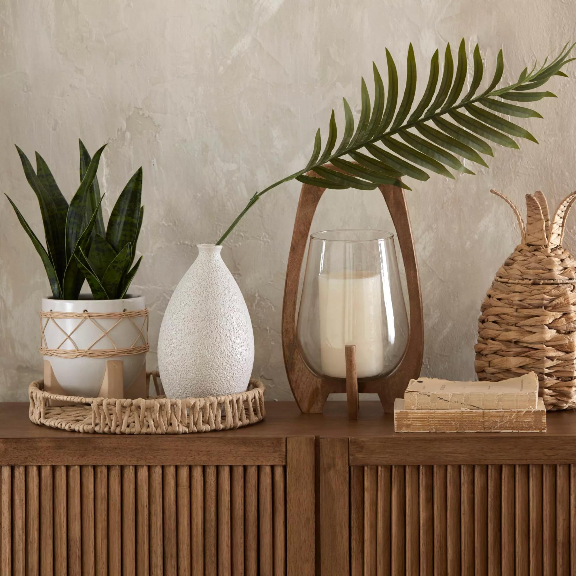 Natural Round Woven Tray