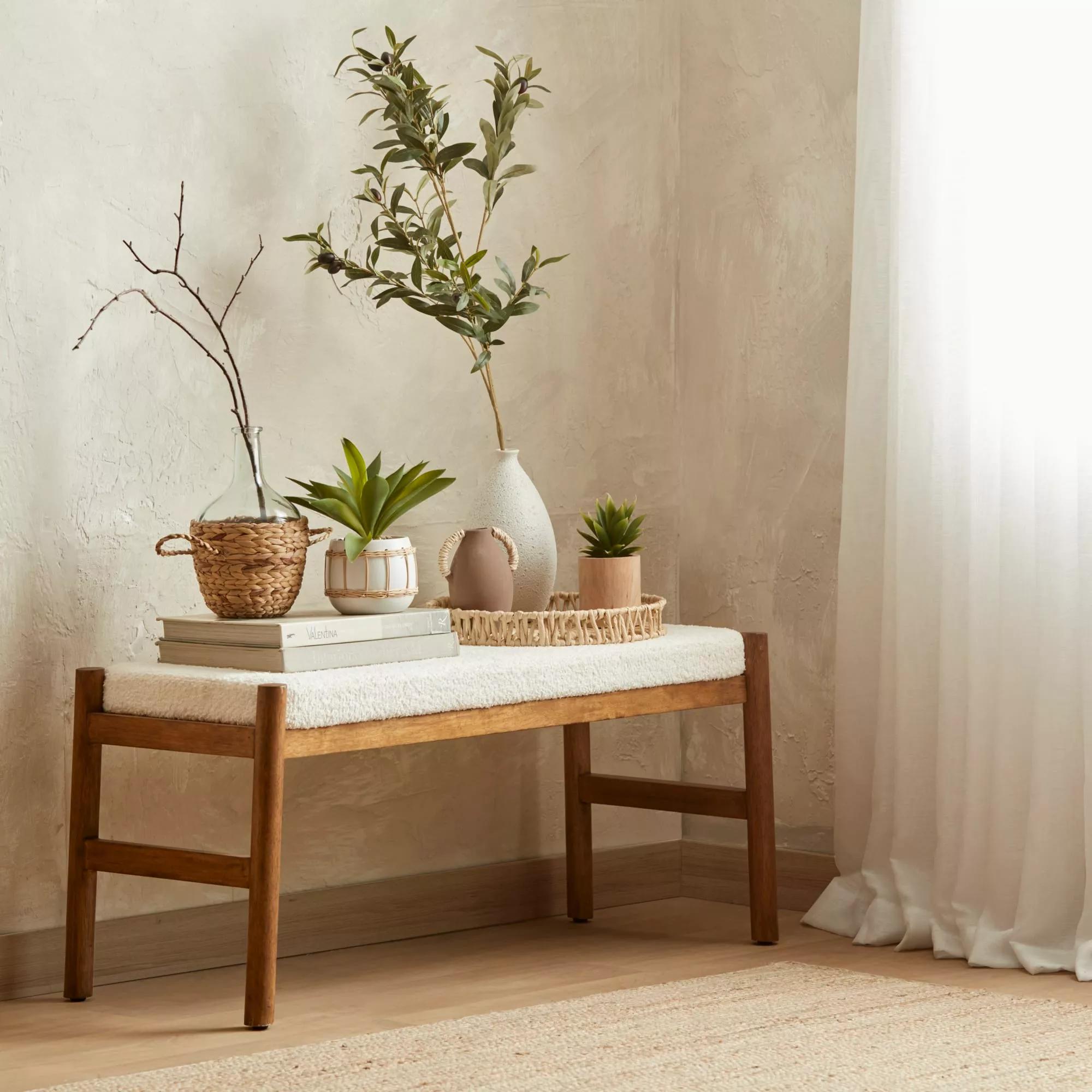 Natural Round Woven Tray