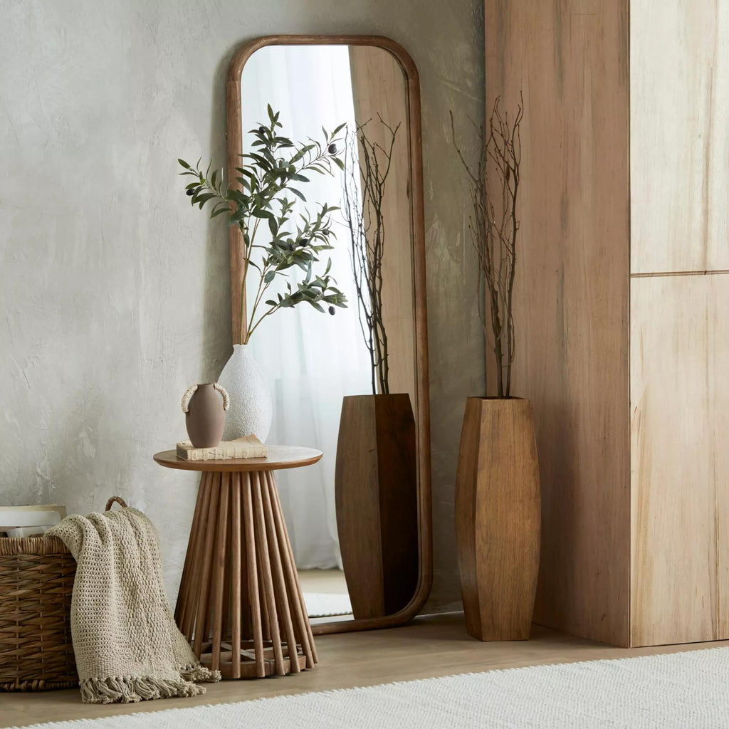 Natural Fiber Oval Storage Basket