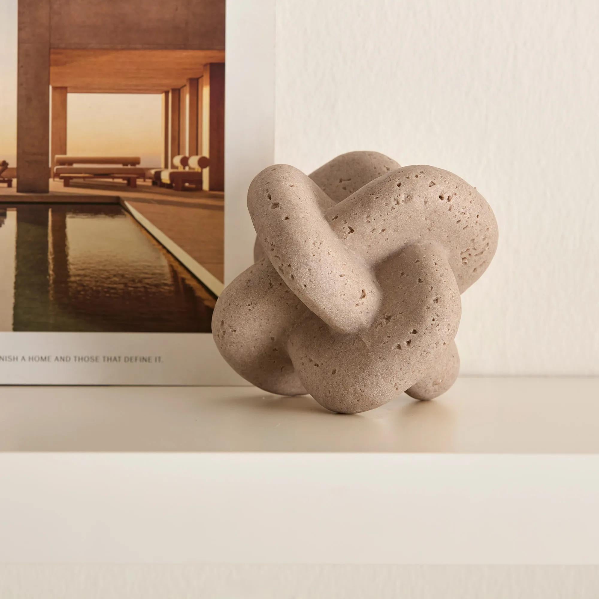 Decorative Speckled Ceramic Knot