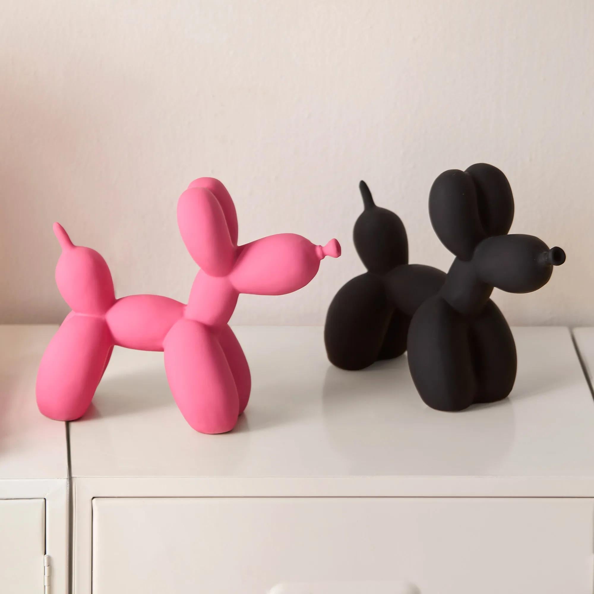 Decorative Black Balloon Dog