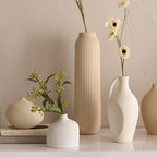 White Ceramic Table Vase