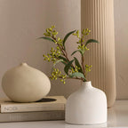 White Ceramic Table Vase