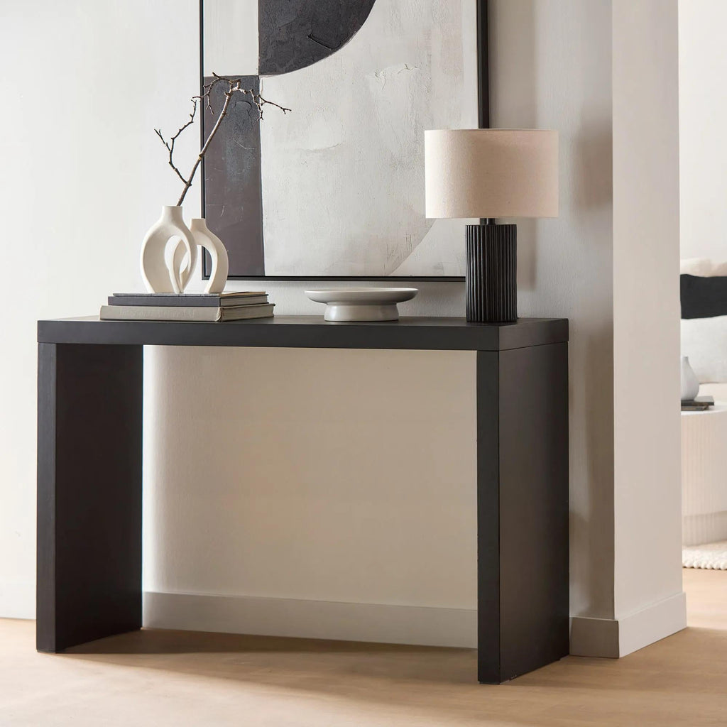 Set of 2 Speckled Ceramic Table Vase