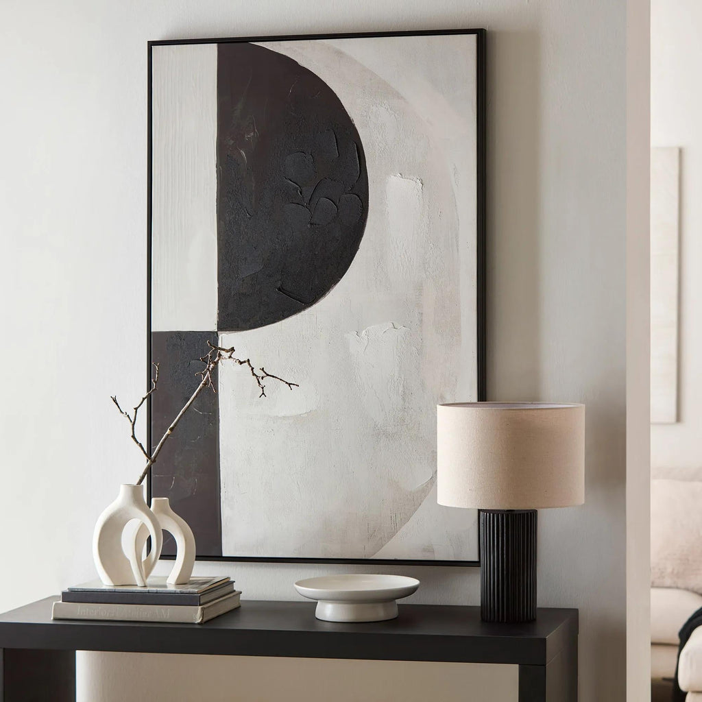 Set of 2 Speckled Ceramic Table Vase