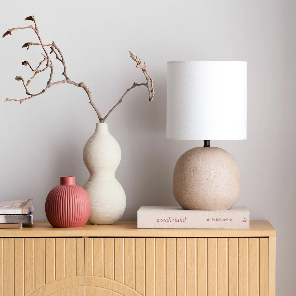 Table Lamp with Resin Base