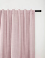 Pink Taha Rod Pocket Back Tab Blackout Curtain