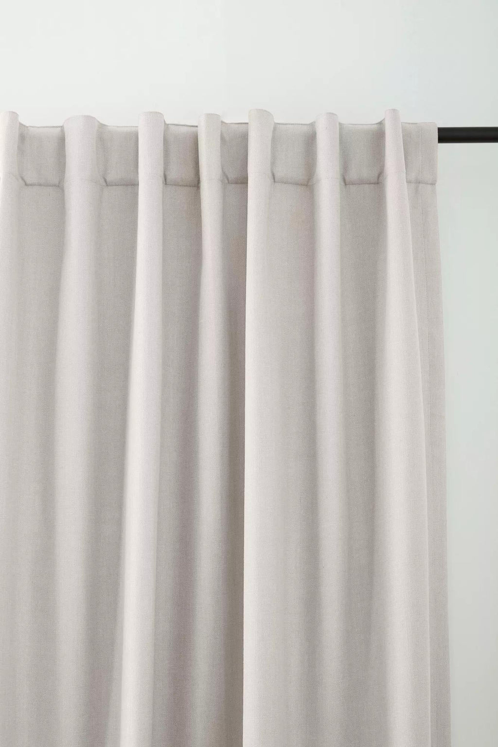 Off White Taha Rod Pocket Back Tab Blackout Curtain