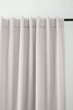 Off White Taha Rod Pocket Back Tab Blackout Curtain
