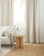 Beige Taha Rod Pocket Back Tab Blackout Curtain