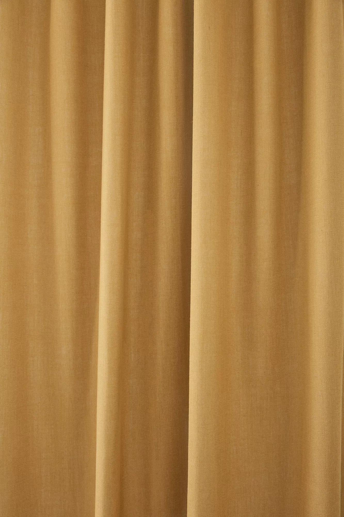 Ochre Taha Rod Pocket Back Tab Blackout Curtain