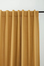 Ochre Taha Rod Pocket Back Tab Blackout Curtain