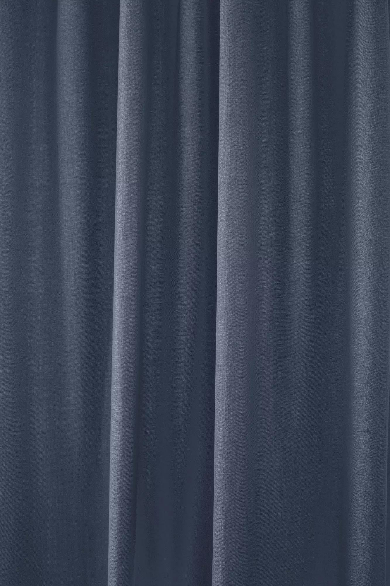 Indigo Taha Rod Pocket Back Tab Blackout Curtain