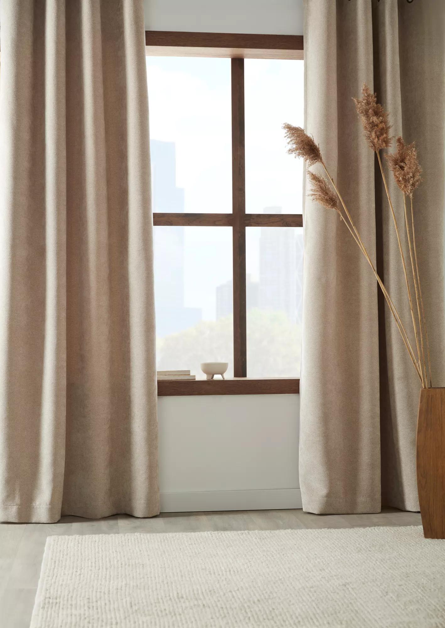 Beige Tajo Panel Curtain