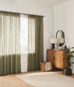 Taza Back-Tab/Rod-Pocket Curtain