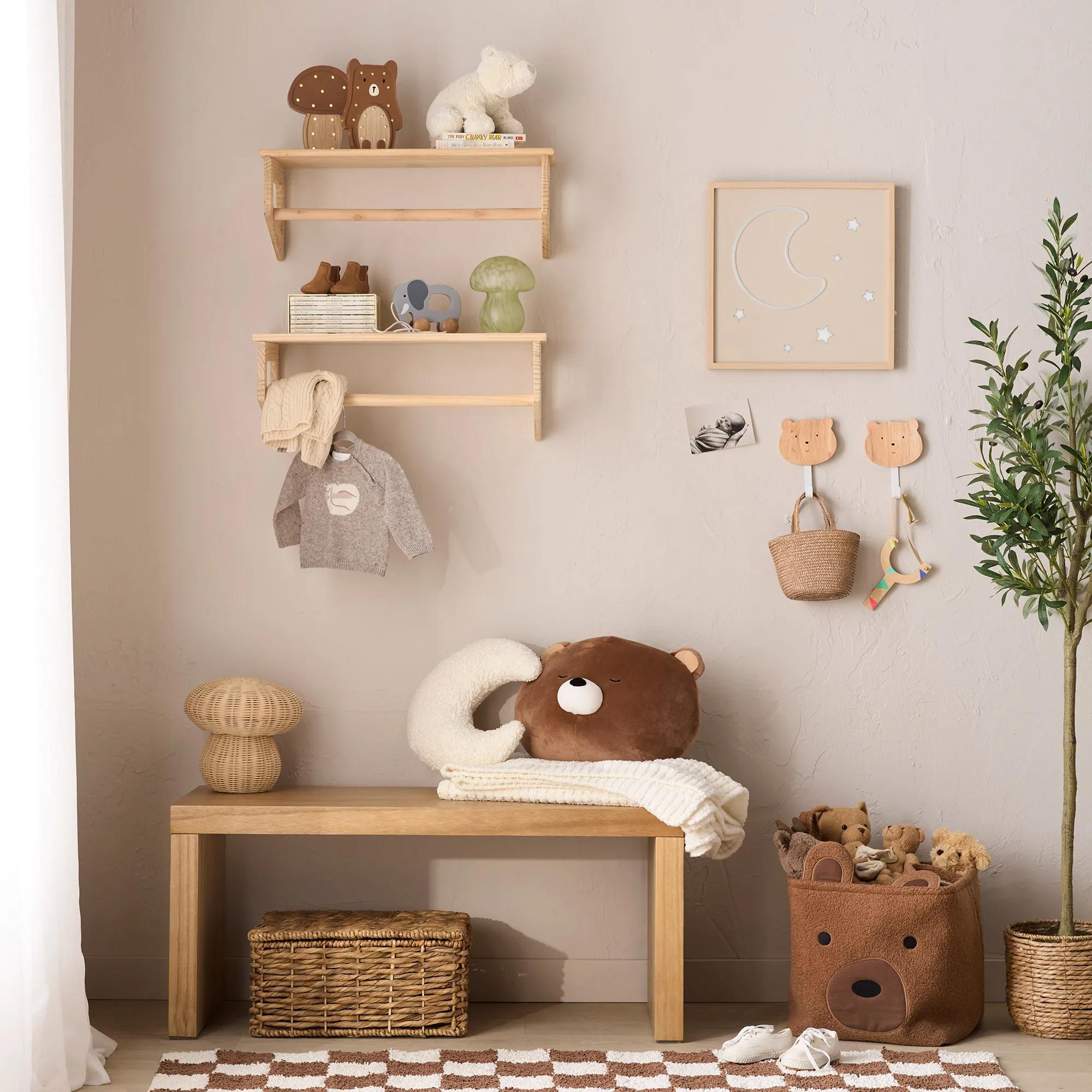 Rattan Mushroom Table Light