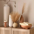 Artificial Reed Grass in Ceramic Pot