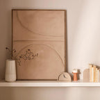 Sand Curves Framed Art