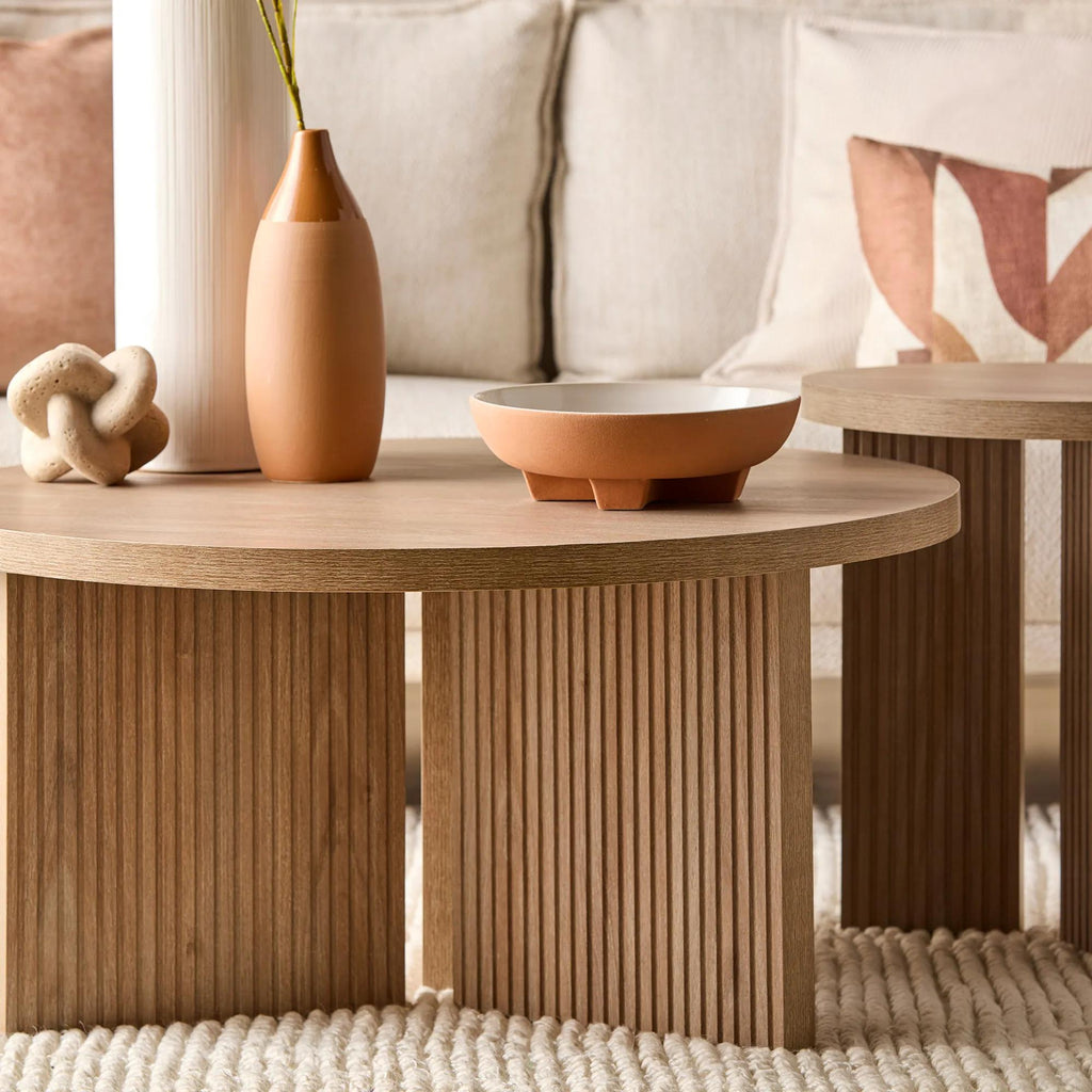 Wooden Round Coffee Table