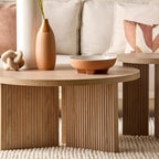Wooden Round Coffee Table