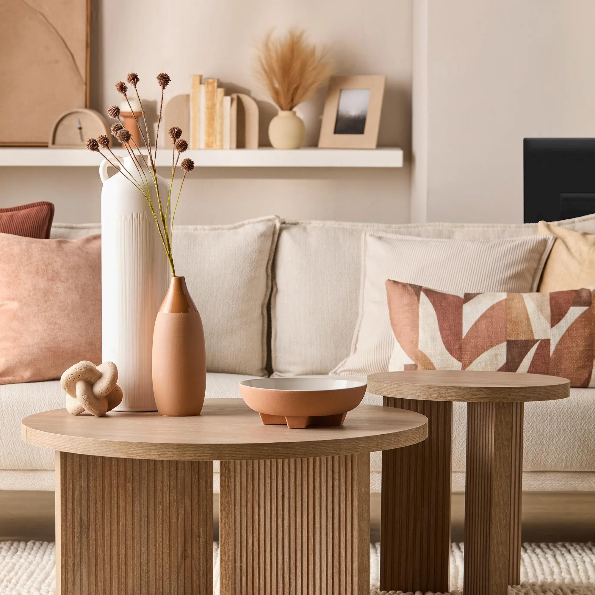 Wooden Round Coffee Table