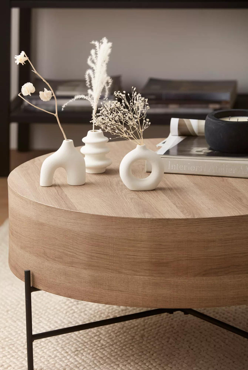 Set of 3 Decorative Table Vases