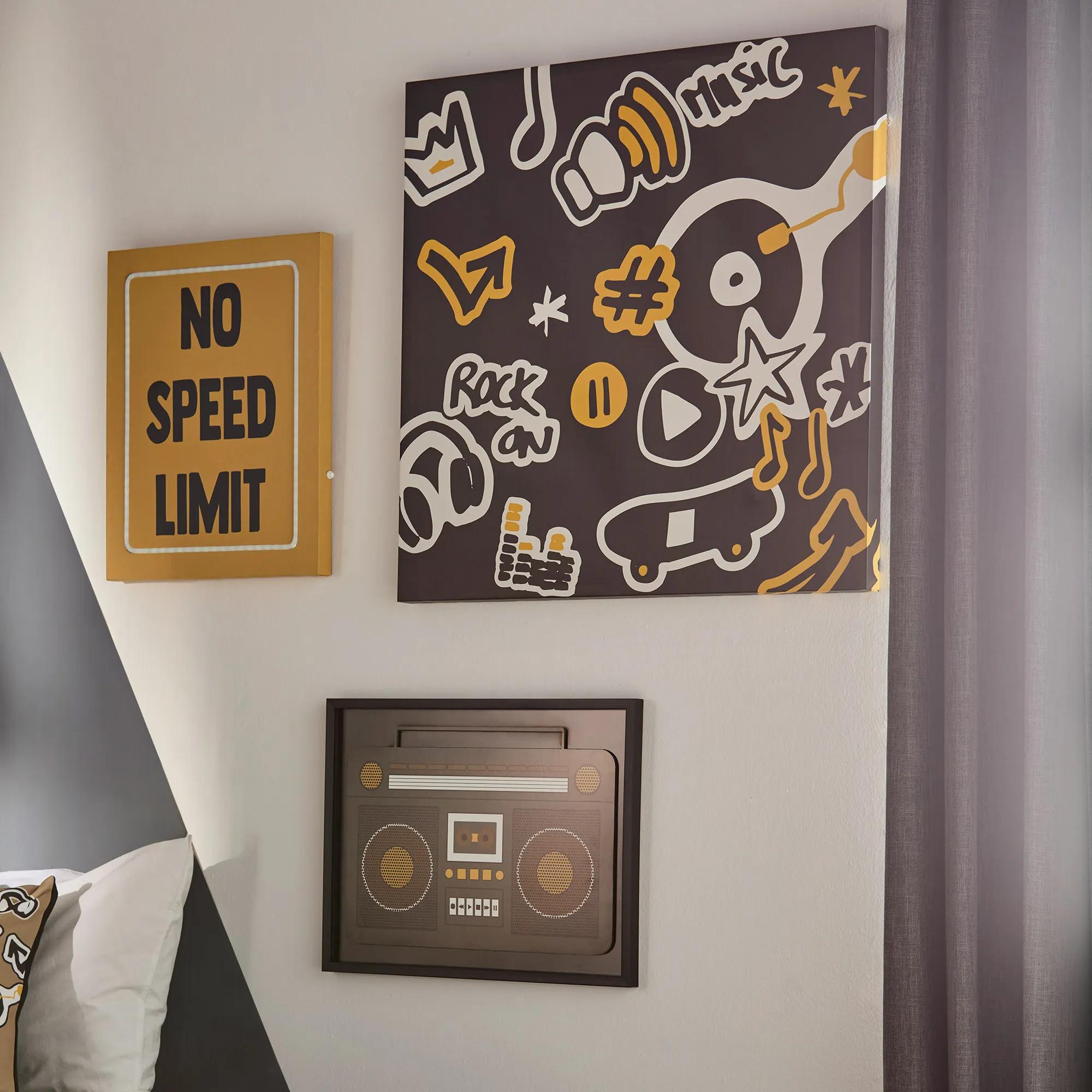 No Speed Limit Neon Wall Art