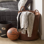 Brown Corduroy Hamper