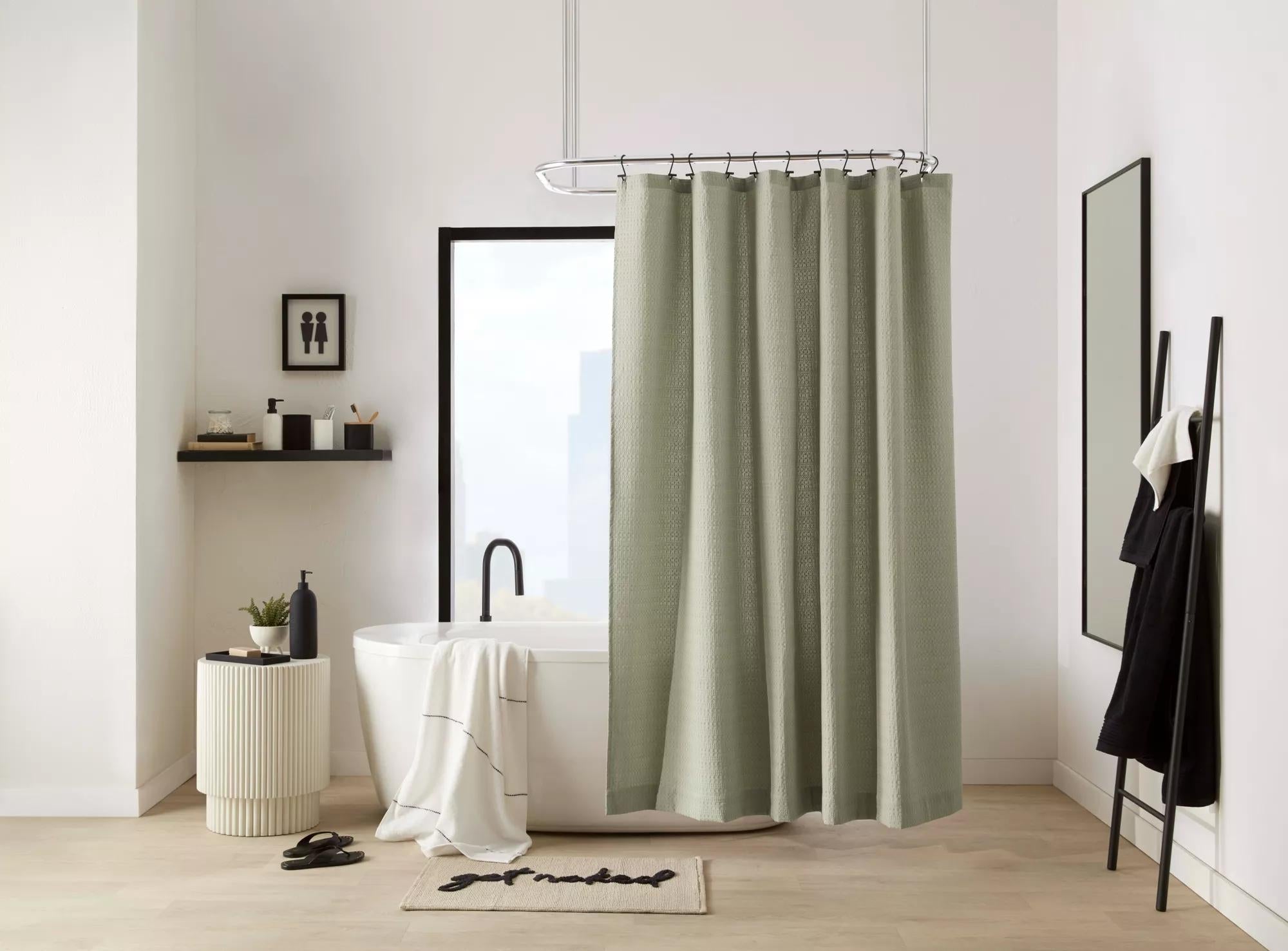 Waffy Shower Curtain