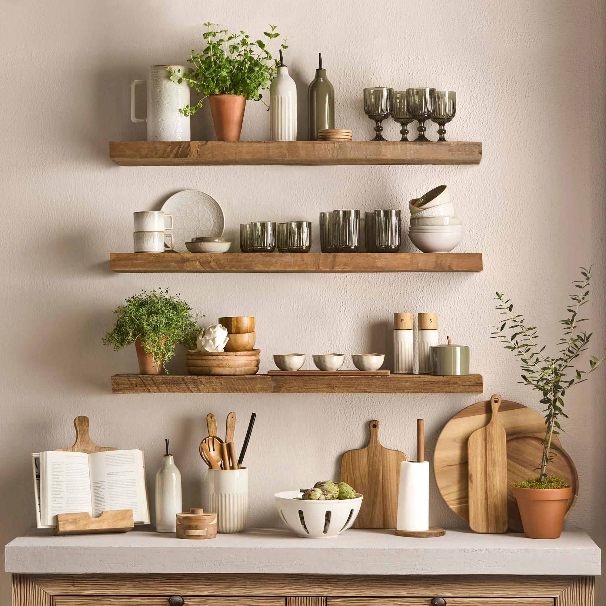 Wood Tray with Stand